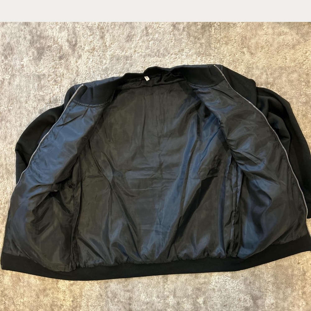 Men's Black Quilted Jacket. New without tags - Picture 2 of 4